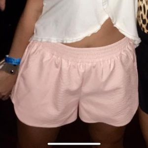 Pink Snakeskin Shorts